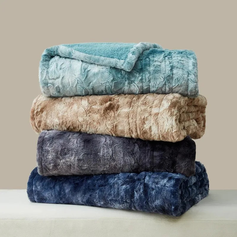 Long-Pile Fleece Heating Electric Blanket