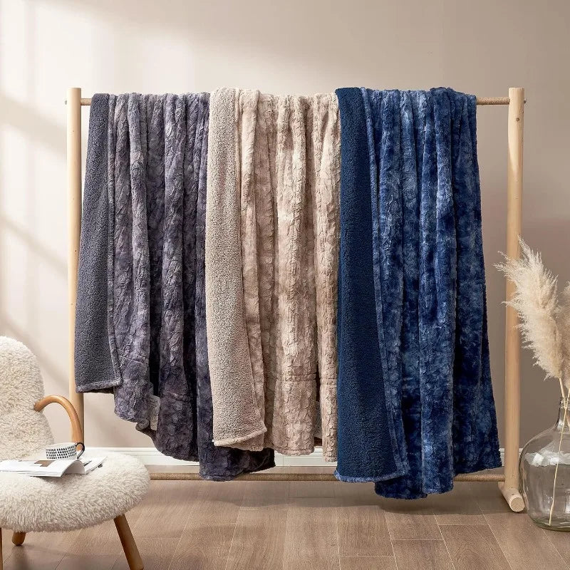 Long-Pile Fleece Heating Electric Blanket