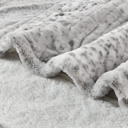 Spotted Blanket Heating Electric Blanket black