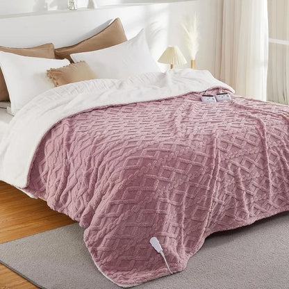 Diamond Quilting Heated Electric Blanket