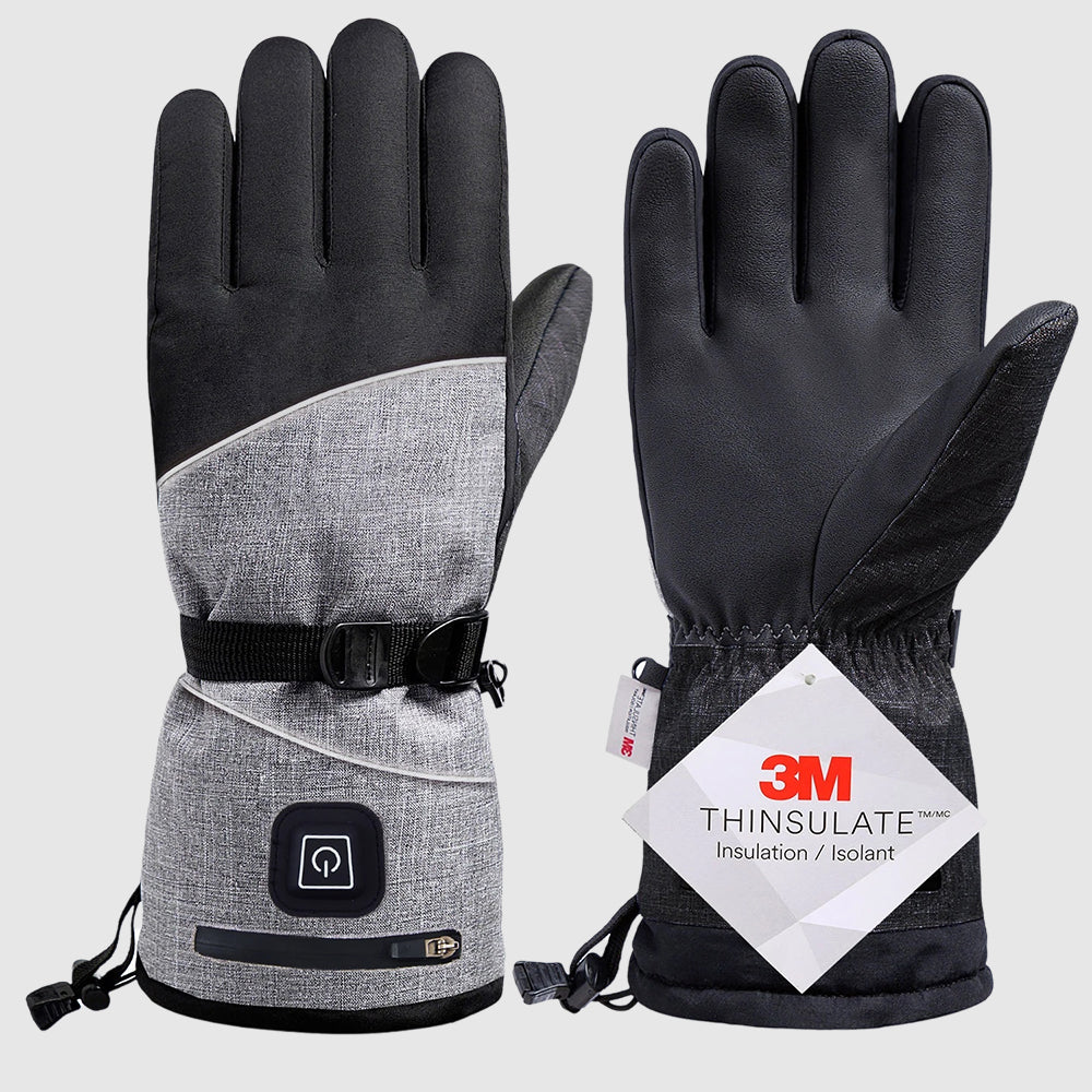 3M Heated Winter Gloves - Waterproof Thermal Gloves for Outdoor Sports