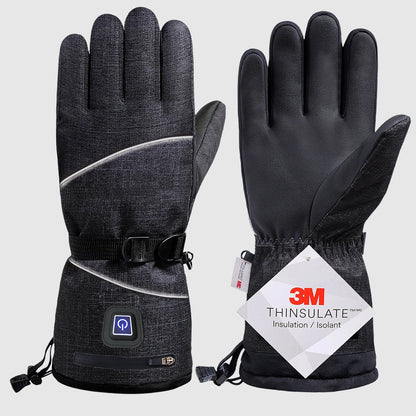 3M Heated Winter Gloves - Waterproof Thermal Gloves for Outdoor Sports