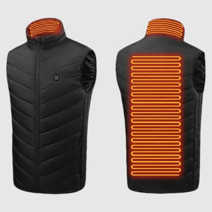 Men's Heated Vest – 17-Zone USB Powered