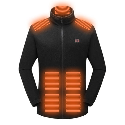 Electric Men Heated Jacket USB interface