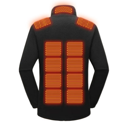 Electric Men Heated Jacket USB interface