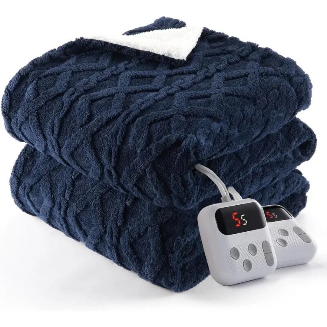 Diamond Quilting Heated Electric Blanket