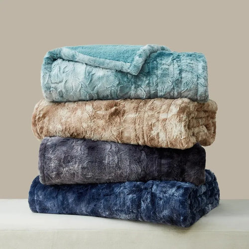 Long-Pile Fleece Heating Electric Blanket