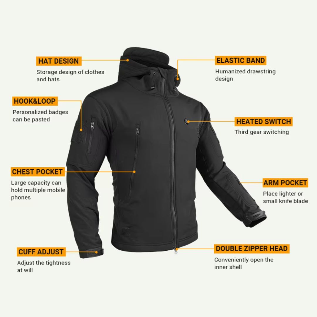 Electric 7 Zones Heating Hiking Jacket